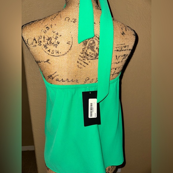 Halter Neck Tie Back Top - Picture 4 of 5